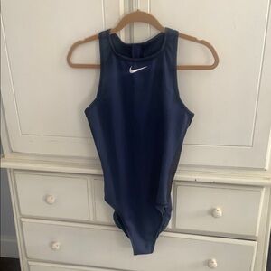 Nike Blue Athletic swimsuit  One Piece